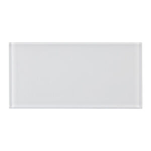 A white tile with a white border.