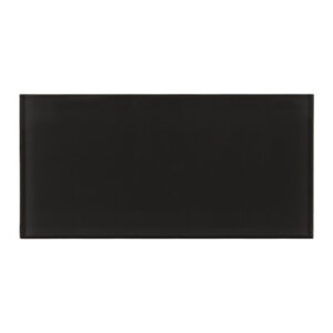 A black tile wall with no background.