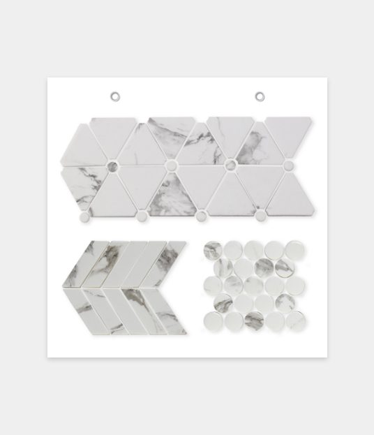 SImple Stone bianco gridcard