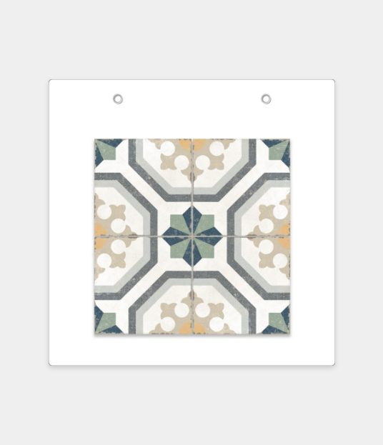 London Metro Greenwich Mist Grid Card