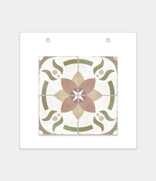 London Metro Mayfair White Grid Card