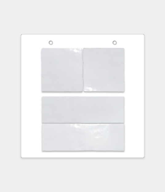 London Metro Mayfair White Grid Card