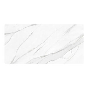 A white marble tile with some gray lines