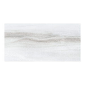 A white and gray marble background with a black stripe.
