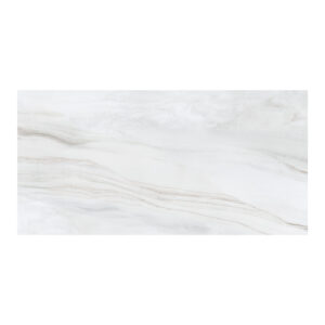 A white marble tile with some gray streaks