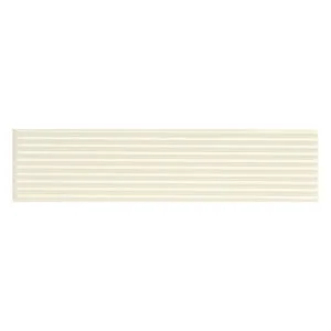 A white strip of paper with lines on it.