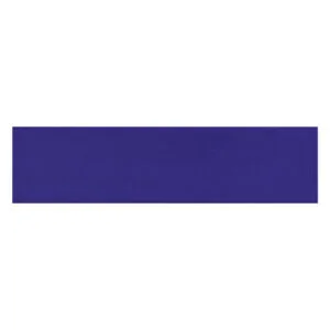 A blue strip of paper with the word " purple ".