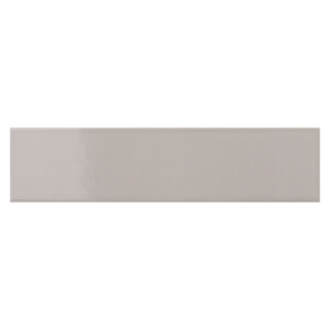 A white tile with a gray border.