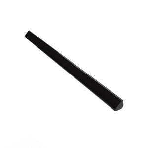 A black square bar is sitting on top of the floor.