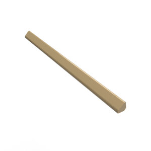 A wooden stick is laying on the ground.