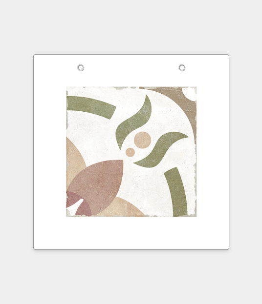 London Metro Mayfair White Grid Card