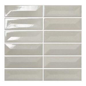 Pale Almond 2x6 Concave/Convex