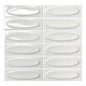 Perfect White 2x6 Ovals